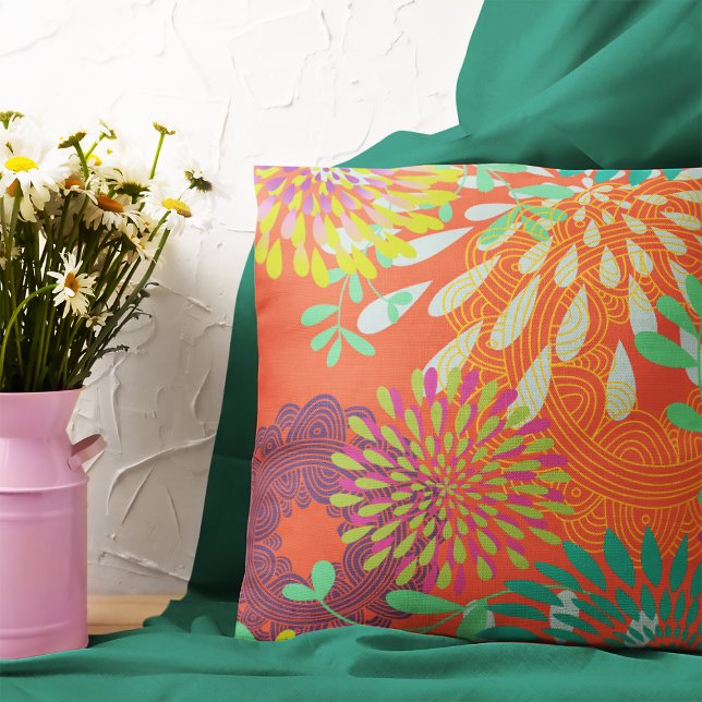 Swirls and Circles Pattern Cushion (Creator Uploaded)