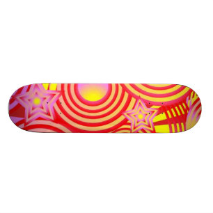 Swirls and Starz Skateboard