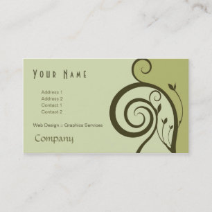 Swirls Business Card