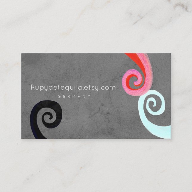SWIRLS BUSINESS CARD (Front)