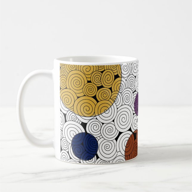 Swirls Coffee Mug (Left)
