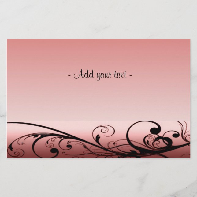 Swirls Deco Flyer (Front)