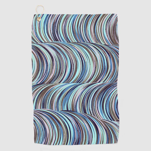 Swirls Golf Towel (Front)