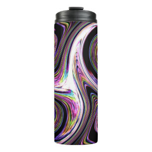 Swirls Lightning Zoom Thermal Tumbler