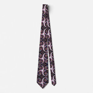 Swirls Lightning zoom tie