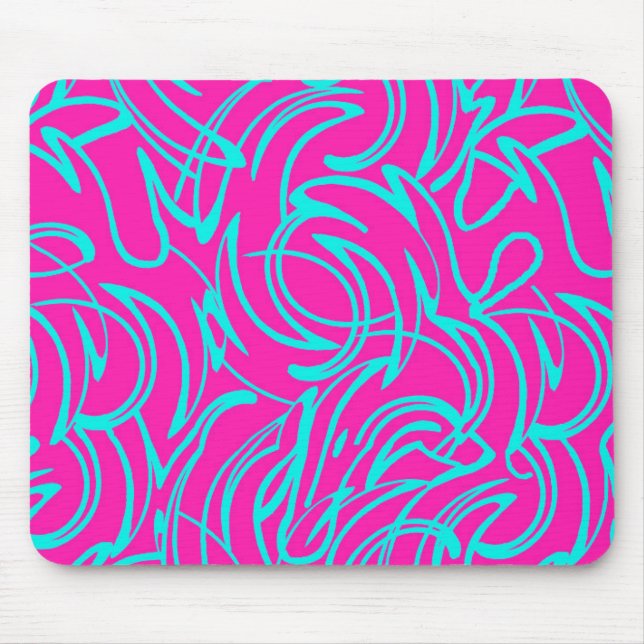 Swirls Mouse Pad (Front)