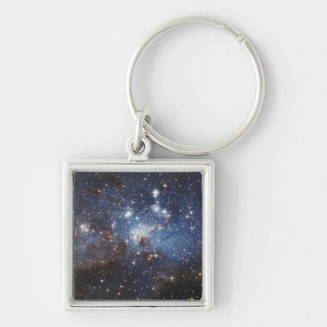 Swirls of gas and dust key ring (Front)