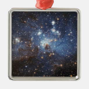 Swirls of gas and dust metal ornament