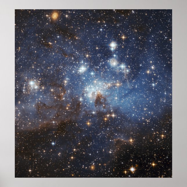 Swirls of gas and dust poster (Front)