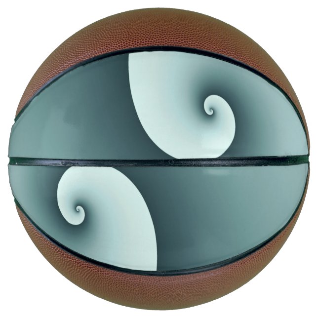 Swirls of Jade Basketball (Front)