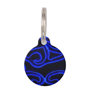 Swirls of Light Pet Tag