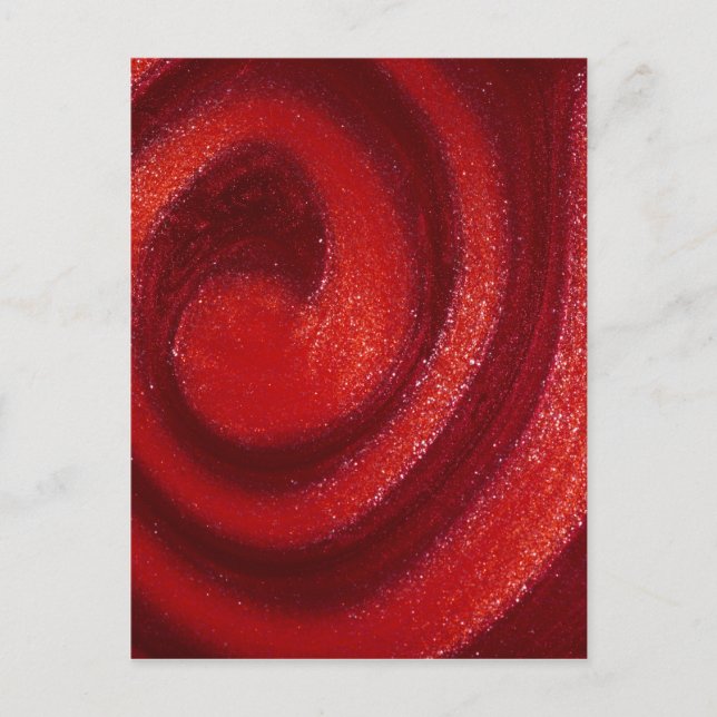 Swirls of nail polish postcard (Front)