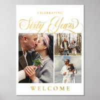 Swirls & Photos 60th Wedding Anniversary Welcome