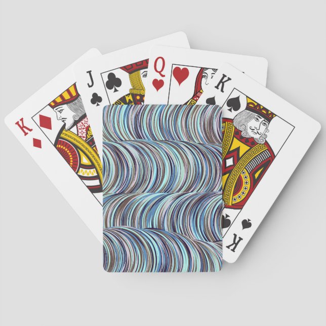 Swirls Playing Cards (Back)