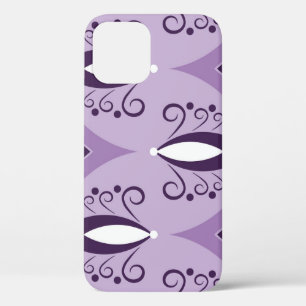 Swirls Vintage Geometric Seamless Art iPhone 12 Case