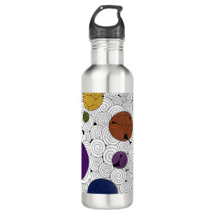 Swirls water bottle