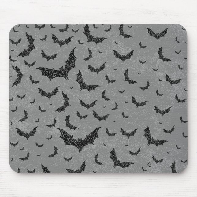 Swirly Bat Swarm  Mouse Pad (Front)