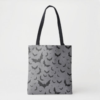 Swirly Bat Swarm  Tote Bag