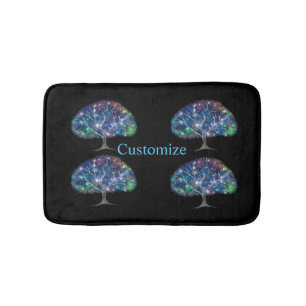 Swirly branch Tree Thunder_Cove Bath Mat
