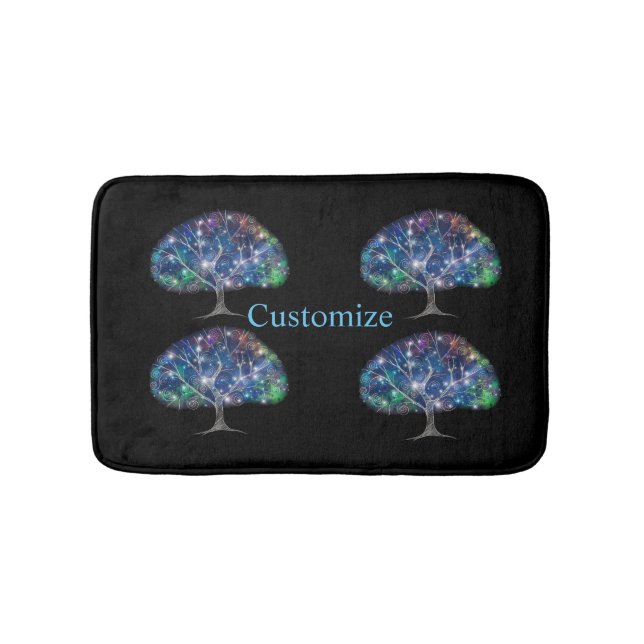 Swirly branch Tree Thunder_Cove Bath Mat (Front)