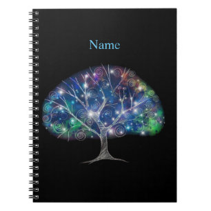 Swirly branch Tree Thunder_Cove Notebook