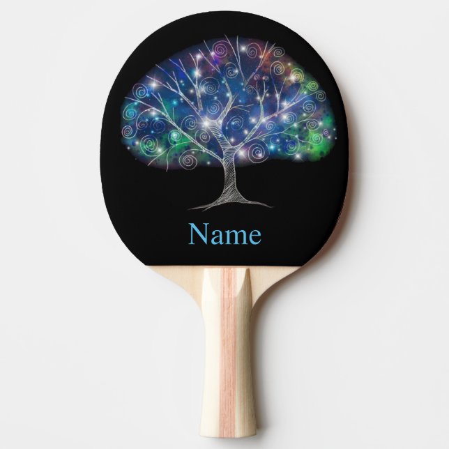 Swirly branch Tree Thunder_Cove   Ping Pong Paddle (Front)