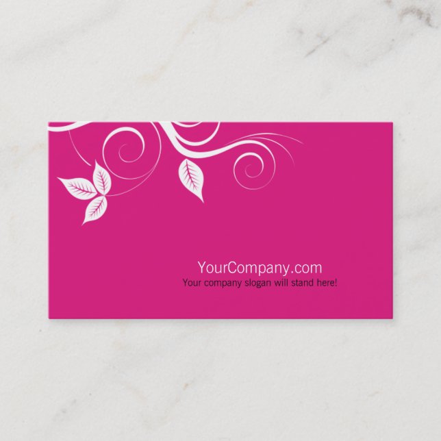 Swirly Business Card (Front)