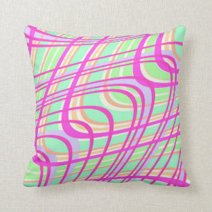 Swirly Check 2011 Cushion