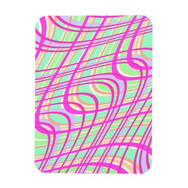Swirly Check 2011 Magnet (Vertical)