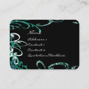 Swirly Distressed Paint Splats Business Card
