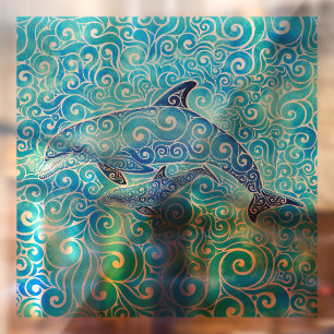 Swirly Dolphin Family