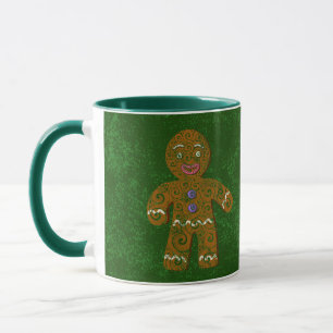 Swirly Gingerbread Cookie Mug