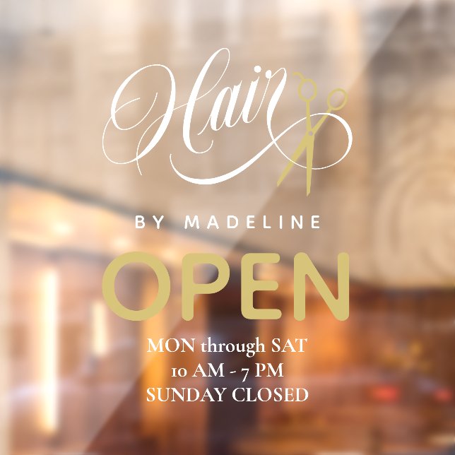 Swirly Hair & Scissors Hair Salon Open Hours (Sheet 2)