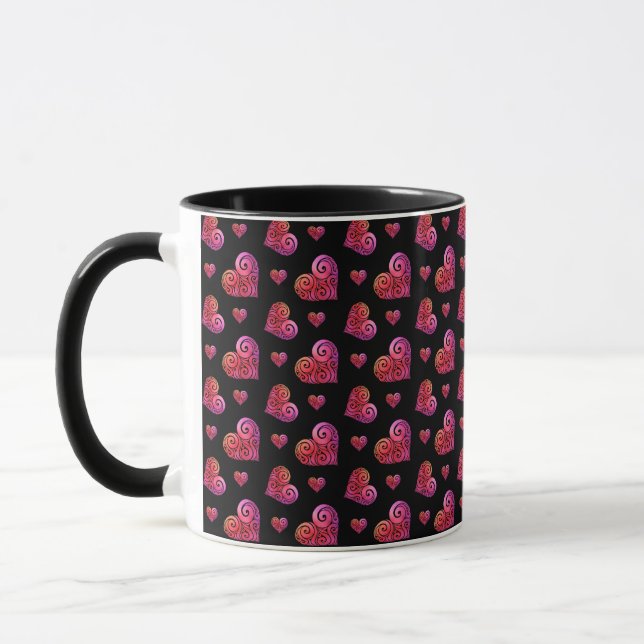 Swirly Heart Mug (Left)