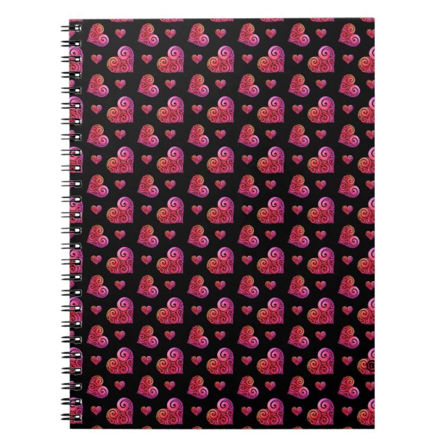 Swirly Heart Notebook (Front)