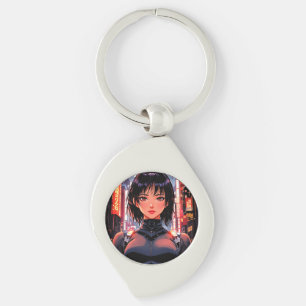 "Swirly Metal Keychain with Premium metal finsih"