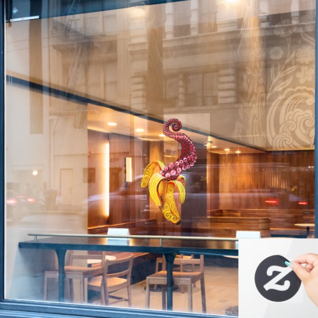 Swirly Mutant-Banana (Cafe Window)