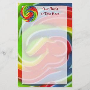 Swirly Pop Stationery