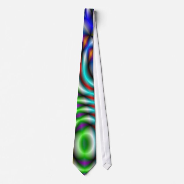 Swirly rainbow tie (Front)