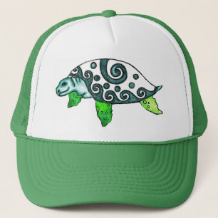 Swirly Sea Turtles Trucker Hat