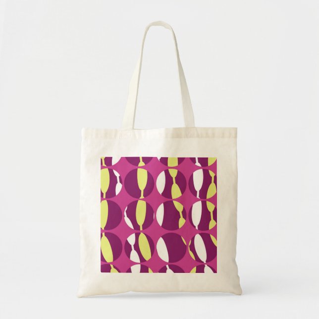 Swirly Stripe Tote Bag (Front)
