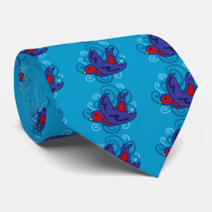 Swirly Swallow Tie