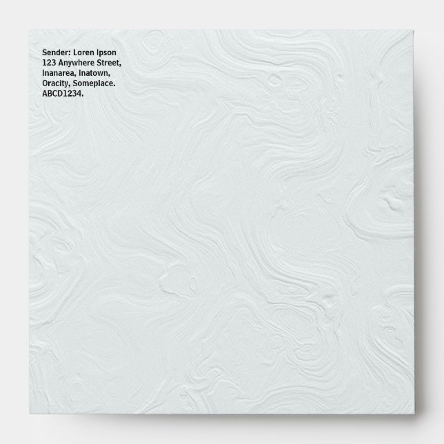 Swirly Texture Paper Look Envelopes (Front)