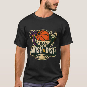 Swish N Dish Show Sketll Hoops Ice Cream T-Shirt