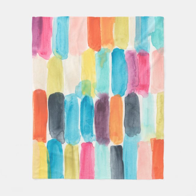 Swish Swatch I Fleece Blanket (Front)