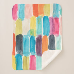 Swish Swatch I Sherpa Blanket
