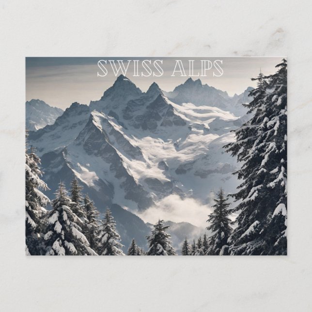Swiss Alps (1) Postcard (Front)
