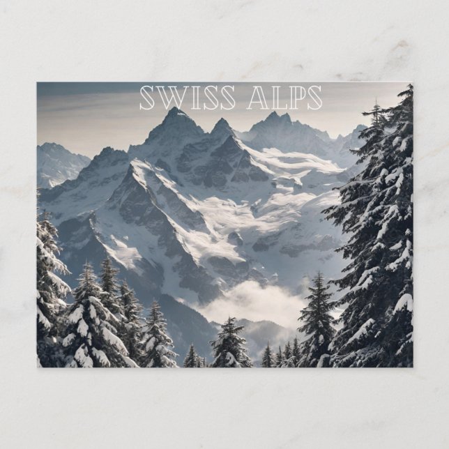 Swiss Alps (7) Postcard (Front)