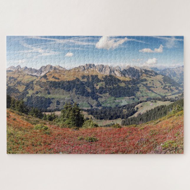 Swiss Alps Jigsaw Puzzle (Horizontal)