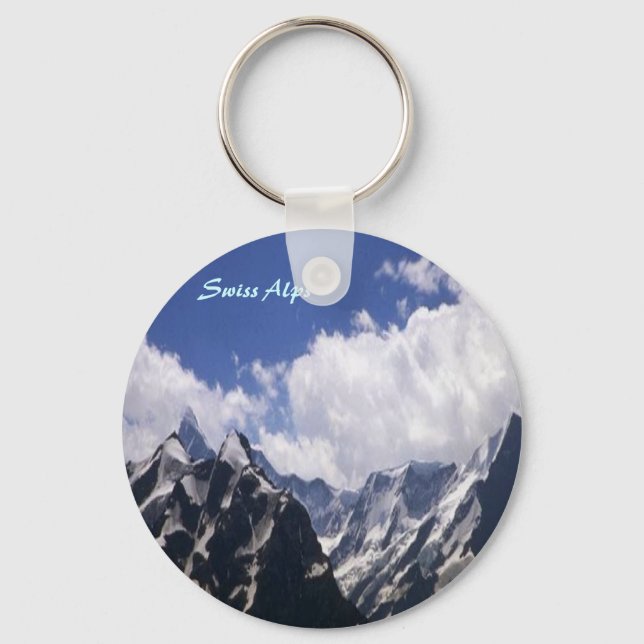 Swiss-Alps keychain (Front)